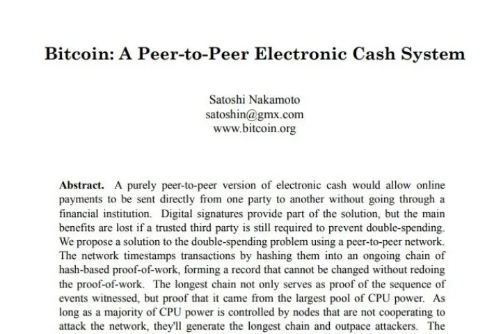 The Bitcoin white paper, one of the greatest invention of 21st century written by Satoshi Nakamoto, is now 13 years old